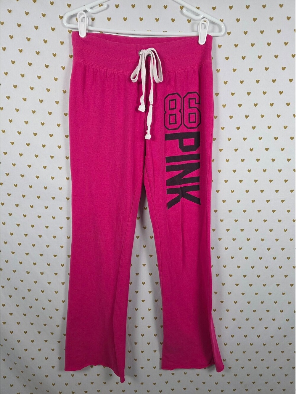 Victorias Secret PINK Vintage Y2K XS Logo Sweats Flare Pockets